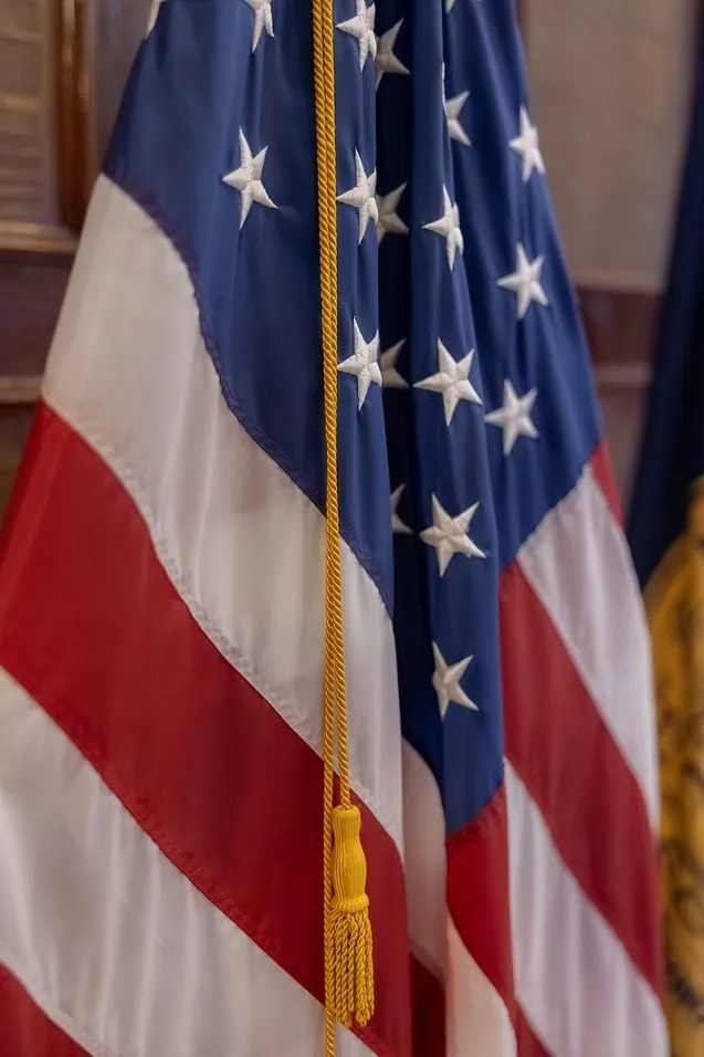 American flag at the US AI Congress, National Press Club